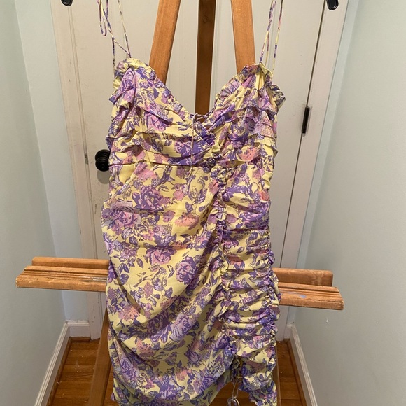 for love and lemons purple and yellow dress